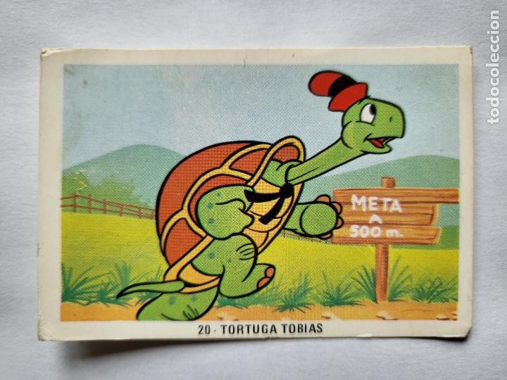 Coleccionismo cromos antiguos: CROMO ALBUM GALERIA DISNEY FHER (NUNCA PEGADO), N&ordm; 20 TORTUGA TOBIAS