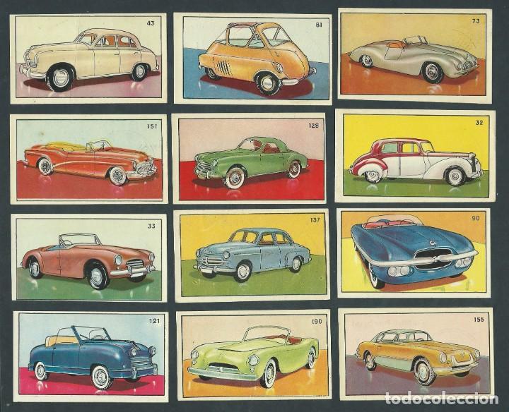 Coleccionismo cromos antiguos: 12 cromos chocolates pi edicion de coches cromo - Foto 1