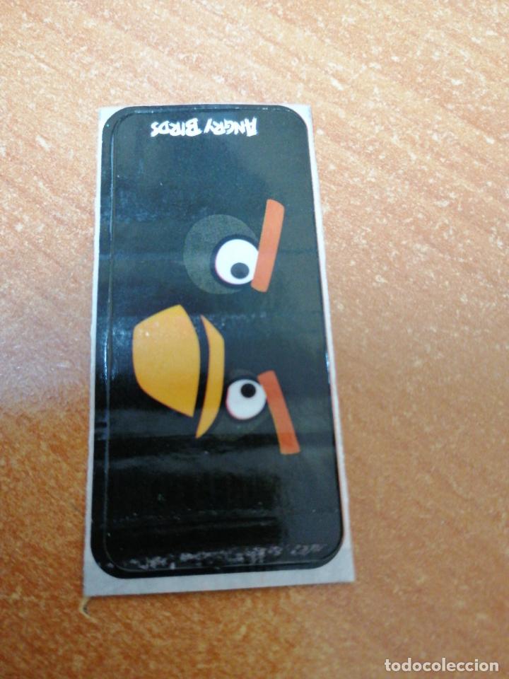 Coleccionismo cromos antiguos: CROMO PEGATINA CHICLES BUBBLE GUM ,ANGRY BIRDS - Foto 1