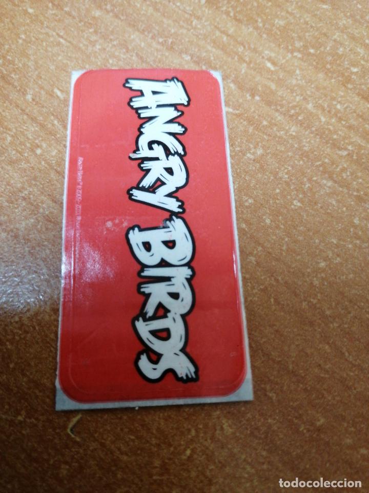 Coleccionismo cromos antiguos: CROMO PEGATINA CHICLES BUBBLE GUM ,ANGRY BIRDS - Foto 1