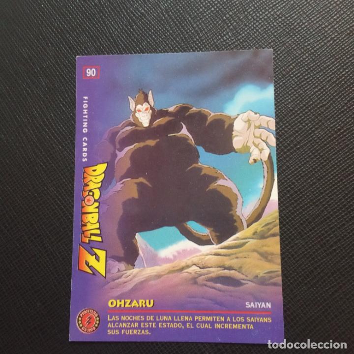 Colecionismo Cromos antigos: OHZARU DRAGON BALL Z FIGTHING CARDS PANINI CROMO - SIN RASCAR - A6 PG1 - 90