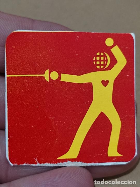 Coleccionismo Cromos antiguos: COLA CAO OLIMPIADAS ESGRIMA MUNICH 4 CMS 1972