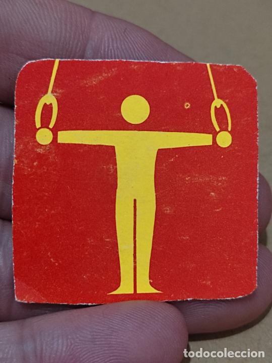 Coleccionismo Cromos antiguos: COLA CAO OLIMPIADAS ATLETISMO ANILLAS OLIMPICO MUNICH 4 CMS 1972