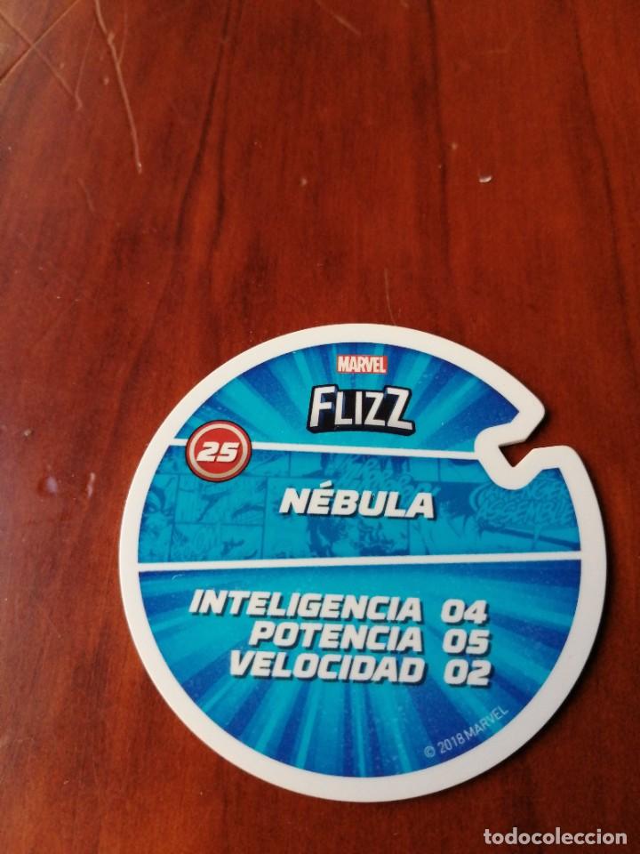 Coleccionismo cromos antiguos: tazo MARVEL FLIZZ N&ordm; 25 NEBULA - Foto 2