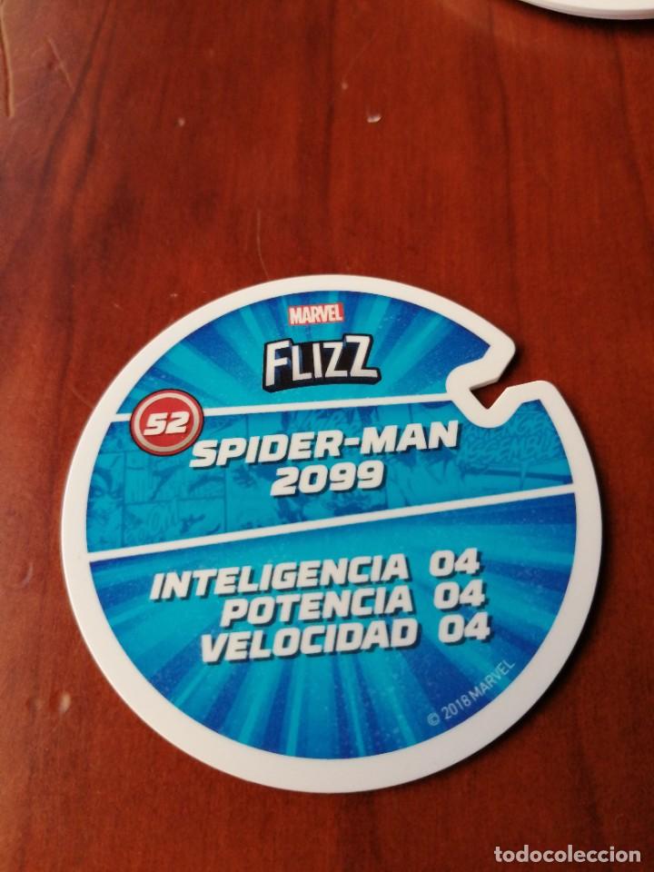 Coleccionismo cromos antiguos: tazo MARVEL FLIZZ N&ordm; 52 SPIDER-MAN 2099 - Foto 2