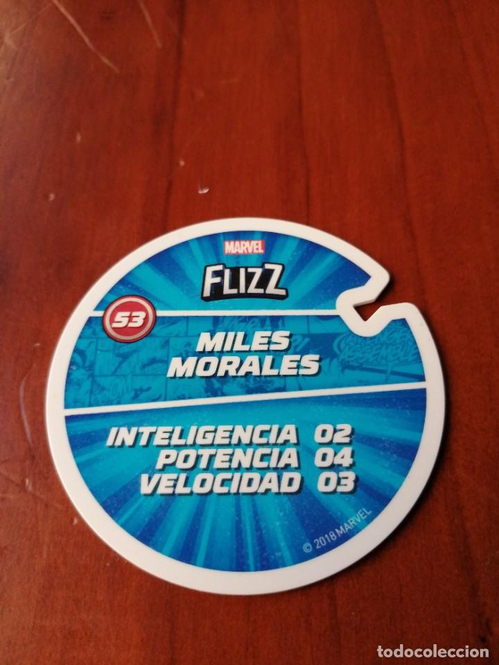 Coleccionismo cromos antiguos: tazo MARVEL FLIZZ N&ordm; 53 MILES MORALES - Foto 2