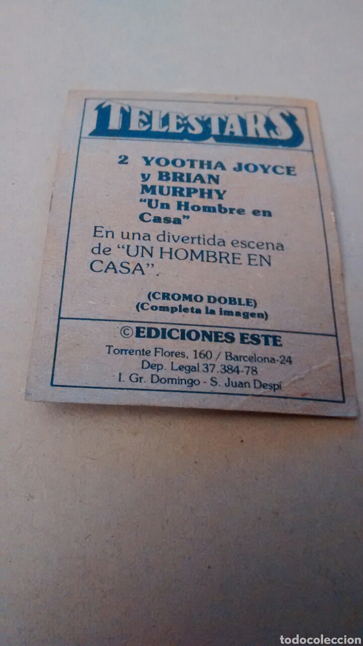 Coleccionismo cromos antiguos: TELESTARS, EDICIONES ESTE, 1978, CROMO N&ordm; 2 - Foto 2