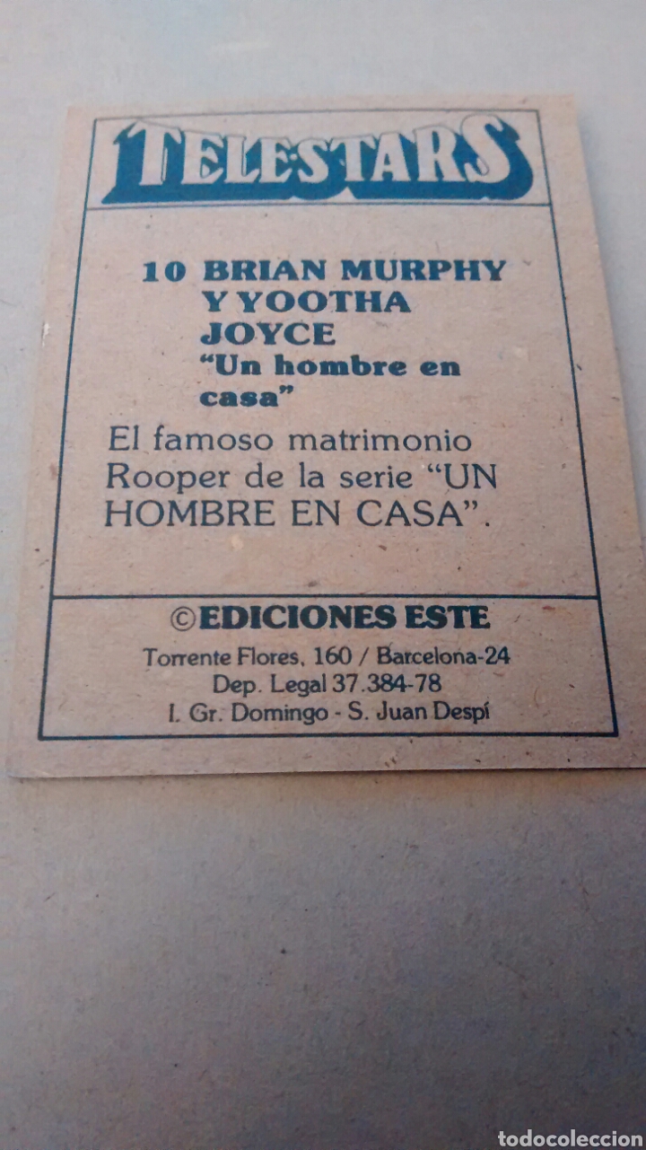 Coleccionismo cromos antiguos: TELESTARS, EDICIONES ESTE, 1978, CROMO N&ordm; 10 - Foto 2