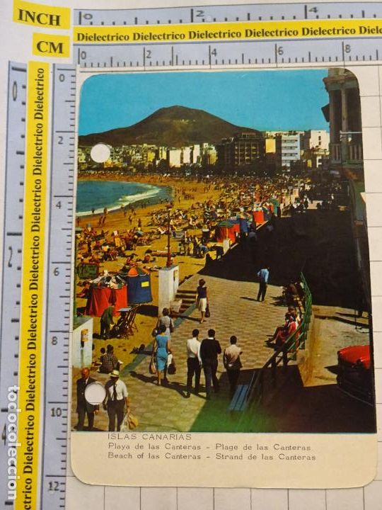 Colecionismo Cromos antigos: FICHA TURIST MYRGA A&Ntilde;O 1972 FOTO POSTAL RO-FOTO FISA. GRAN CANARIA PLAYA DE LAS CANTERAS SEVILLA 13