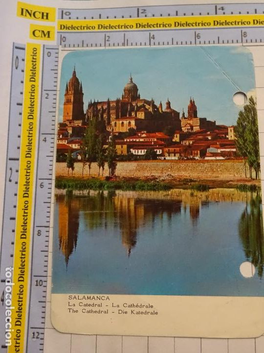 Collezionismo Figurine antiche: FICHA TURIST MYRGA A&Ntilde;O 1972 FOTO POSTAL RO-FOTO FISA. SALAMANCA CATEDRAL / BARCELONA. 23