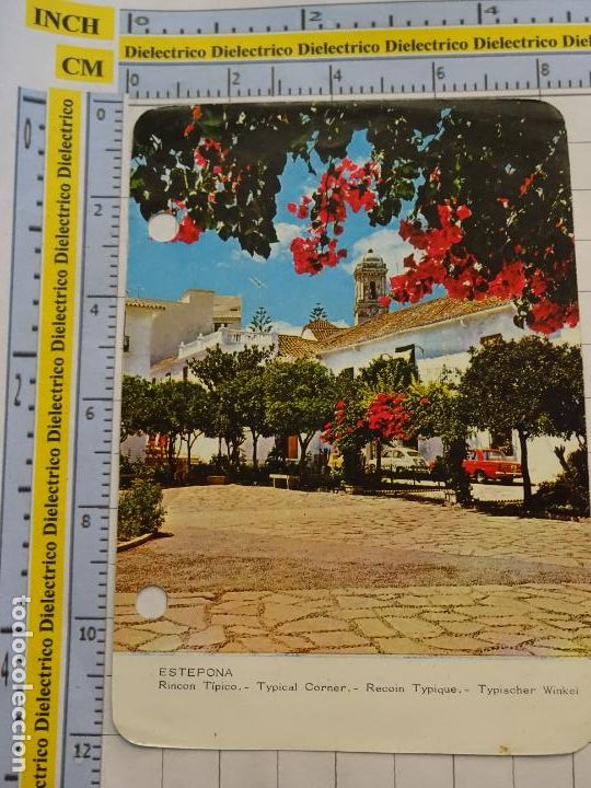 Sammeln alte Sammelbilder: FICHA TURIST MYRGA A&Ntilde;O 1972 FOTO POSTAL RO-FOTO FISA. ESTEPONA RINC&Oacute;N T&Iacute;PICO / VALLADOLID . 41