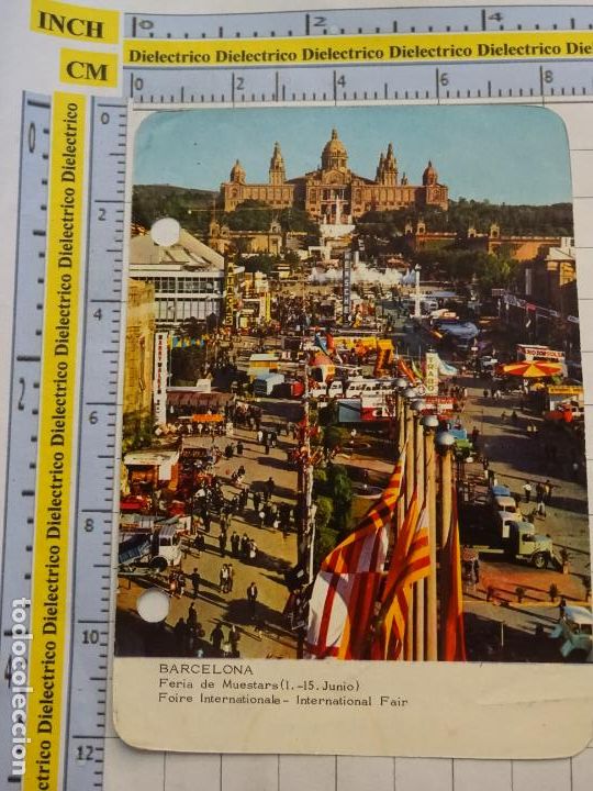 Collezionismo Figurine antiche: FICHA TURIST MYRGA A&Ntilde;O 1972 FOTO POSTAL RO-FOTO FISA. BARCELONA FERIA MUESTRAS CAMIONES BUSES. 42
