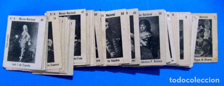 Coleccionismo Cromos antiguos: COLECCI&Oacute;N COMPLETA DE 80 FOTOTIPIAS DE CAJAS DE CERILLAS. SERIE A. MUSEO NACIONAL, PINTURAS.