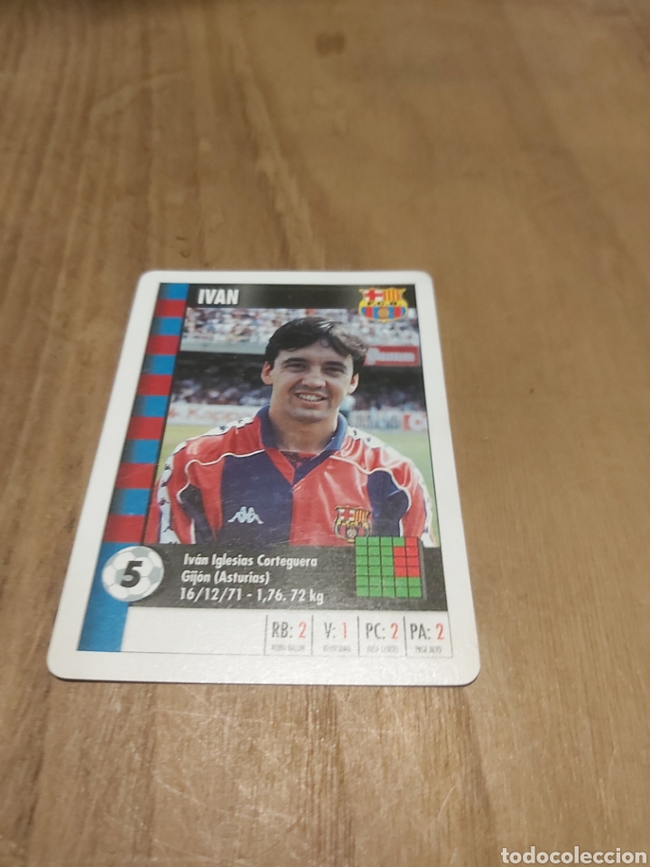 Colecionismo Cromos antigos: IV&Aacute;N IGLESIAS CORTAGUERA 5 1995 BARCELONA