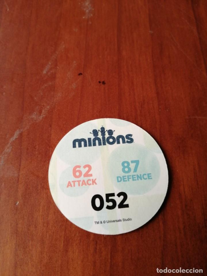 Coleccionismo cromos antiguos: tazo MINIONS n&ordm; 52 - Foto 2