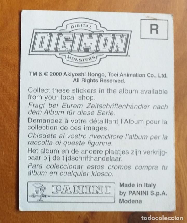 Coleccionismo cromos antiguos: CROMO ADHESIVO DIGIMON - PANINI - Foto 2