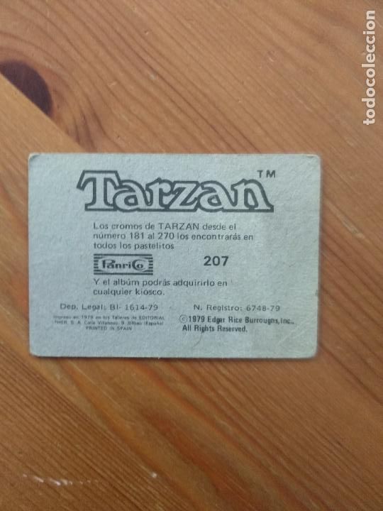 Coleccionismo cromos antiguos: CROMO N&Uacute;MERO 207 TARZAN PANRICO - Foto 2