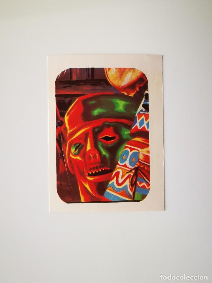 Colecionismo Cromos antigos: CROMO PEGATINA TROQUELADO SIN PEGAR ALBUM MONSTERS CINE TERROR MAGA MONSTRUOS 31 TORMENTO