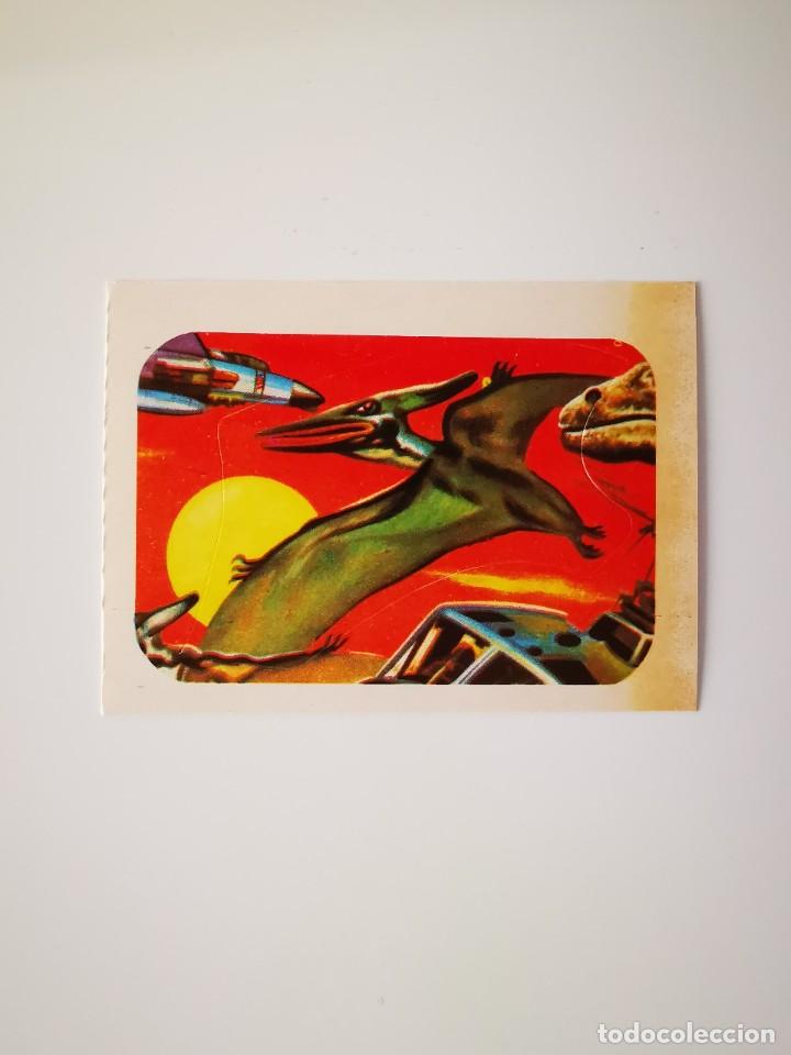 Collectable Antique Stickers: CROMO PEGATINA TROQUELADO SIN PEGAR ALBUM MONSTERS CINE TERROR MAGA MONSTRUOS 100 PTERANODONTE