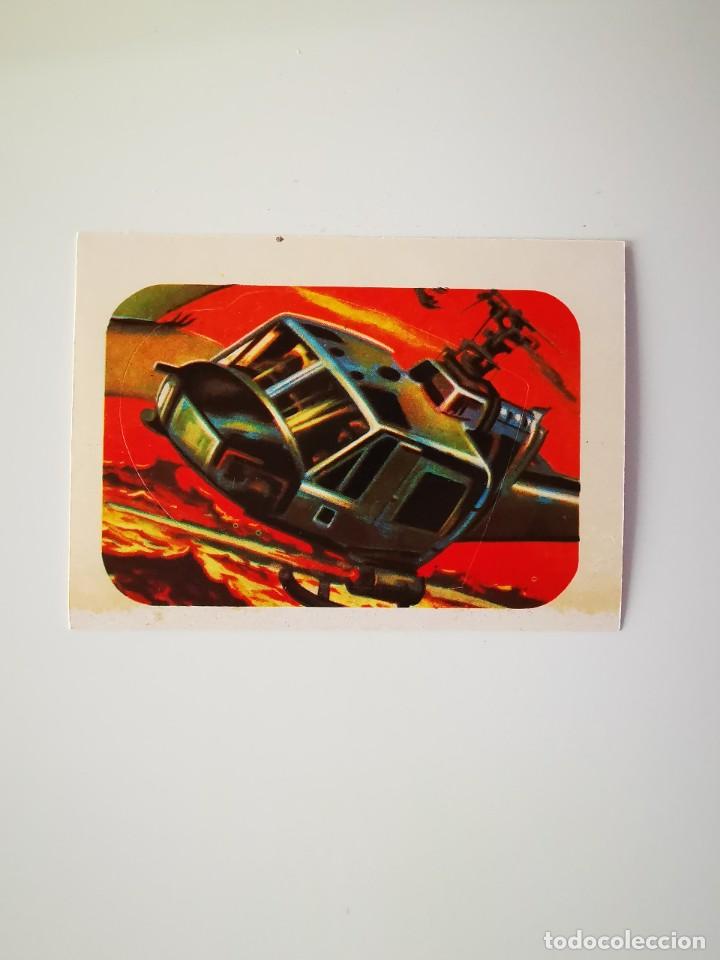Collectable Antique Stickers: CROMO PEGATINA TROQUELADO SIN PEGAR ALBUM MONSTERS CINE TERROR MAGA MONSTRUOS 104 HELICOPTERO