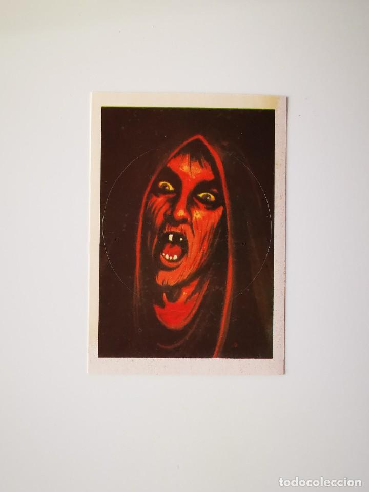 Collectable Antique Stickers: CROMO PEGATINA TROQUELADO SIN PEGAR ALBUM MONSTERS CINE TERROR MAGA MONSTRUOS 117 LA DESDENTADA