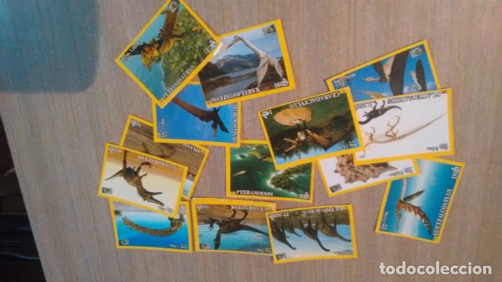 Coleccionismo cromos antiguos: DINOSAURIOS - LOTE DE 72 FIGURITAS - - Foto 2