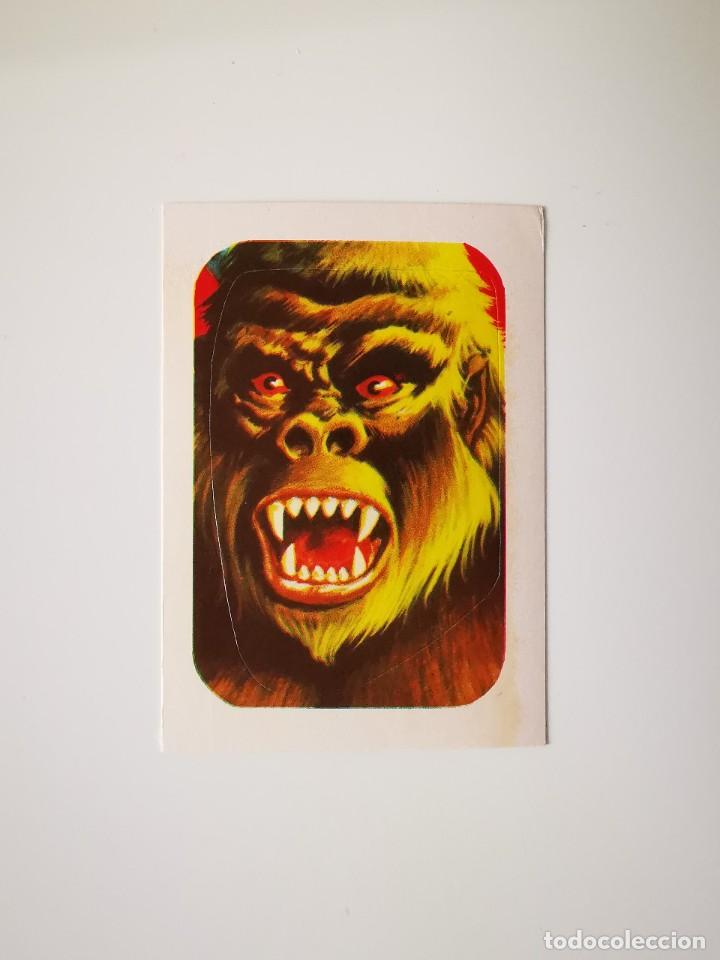 Coleccionismo Cromos antiguos: CROMO PEGATINA TROQUELADO SIN PEGAR ALBUM MONSTERS CINE TERROR MAGA MONSTRUOS 177 KING KONG