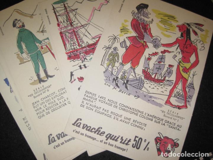 Coleccionismo cromos antiguos: SERIE LES DECOUVERTES-LA VACHE QUI RIT-LA VACA QUE RIE -QUESOS-COLECCION 10 CROMOS-(K-5280)