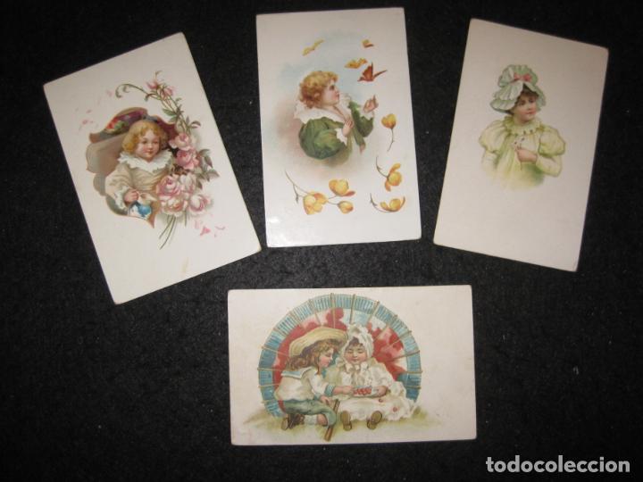 Coleccionismo cromos antiguos: COLECCION DE 4 CROMOS-PUBLICIDAD GALLETAS Y BIZCOCHOS VILAS Y COMP&ordf;-VER FOTOS-(87.457)