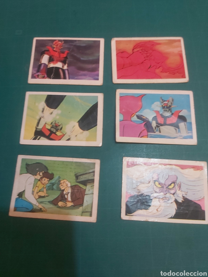 Coleccionismo cromos antiguos: MAZINGER LOTE 6 CROMOS - Foto 2