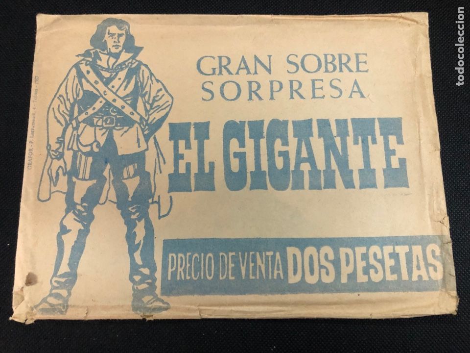 Collezionismo Figurine antiche: SOBRE VACIO EL GIGANTE