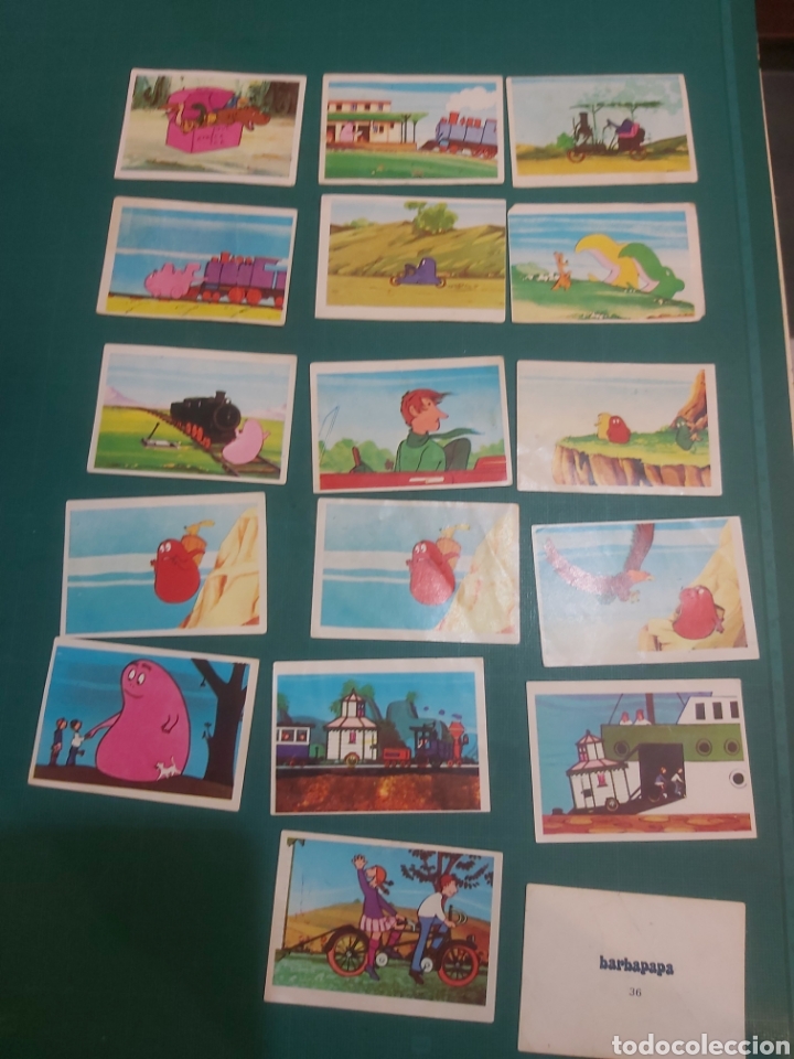 Coleccionismo cromos antiguos: 17 cromos barbapapa sin pegar - Foto 1