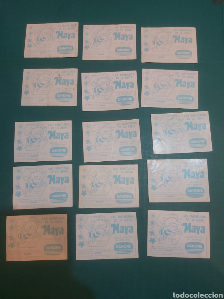 Coleccionismo cromos antiguos: CROMOS ABEJA MAYA DANONE - Foto 1