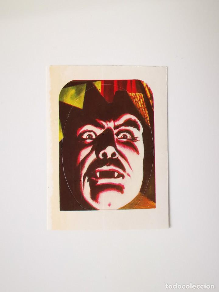 Sammeln alte Sammelbilder: CROMO PEGATINA TROQUELADO SIN PEGAR ALBUM MONSTERS CINE TERROR MAGA MONSTRUOS 194 APARICION PERVERSA