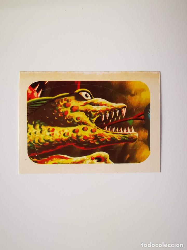 Colecionismo Cromos antigos: CROMO PEGATINA TROQUELADO SIN PEGAR ALBUM MONSTERS CINE TERROR MAGA MONSTRUOS 217 SERPIENTE MACABRA