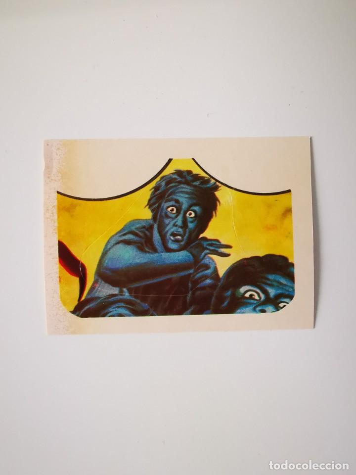 Colecionismo Cromos antigos: CROMO PEGATINA TROQUELADO SIN PEGAR ALBUM MONSTERS CINE TERROR MAGA MONSTRUOS 221 ES PAVOROSO