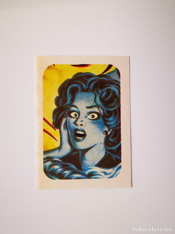 Colecionismo Cromos antigos: CROMO PEGATINA TROQUELADO SIN PEGAR ALBUM MONSTERS CINE TERROR MAGA MONSTRUOS 223 CIELO SANTO