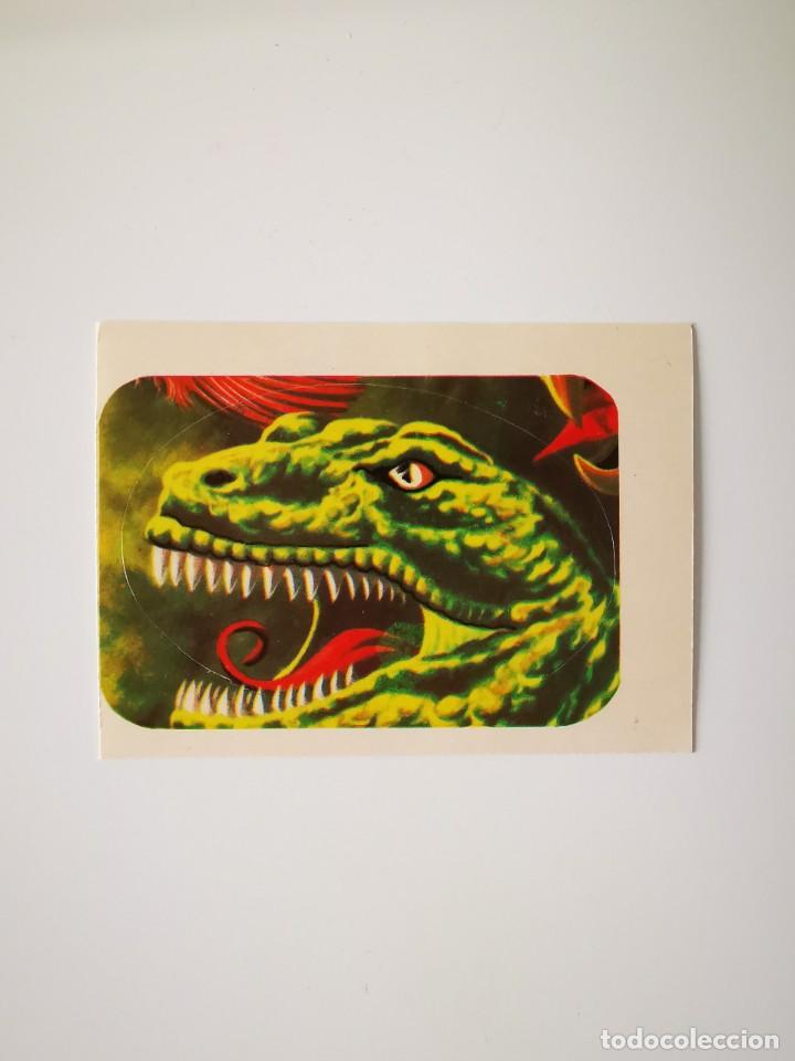 Colecionismo Cromos antigos: CROMO PEGATINA TROQUELADO SIN PEGAR ALBUM MONSTERS CINE TERROR MAGA MONSTRUOS 229 MONSTRUO VERDE