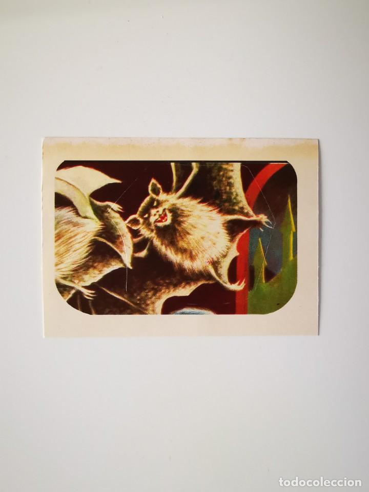 Colecionismo Cromos antigos: CROMO PEGATINA TROQUELADO SIN PEGAR ALBUM MONSTERS CINE TERROR MAGA MONSTRUOS 231 VUELO SANGRIENTO
