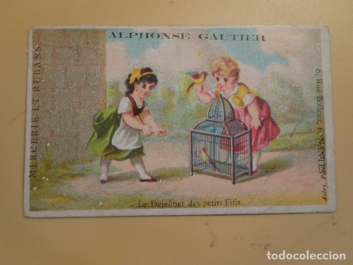 Sammeln alte Sammelbilder: ANTIGUO CROMO, MERCER&Iacute;A , ALPHONSE GAUTIER, NANTES, VER FOTOS