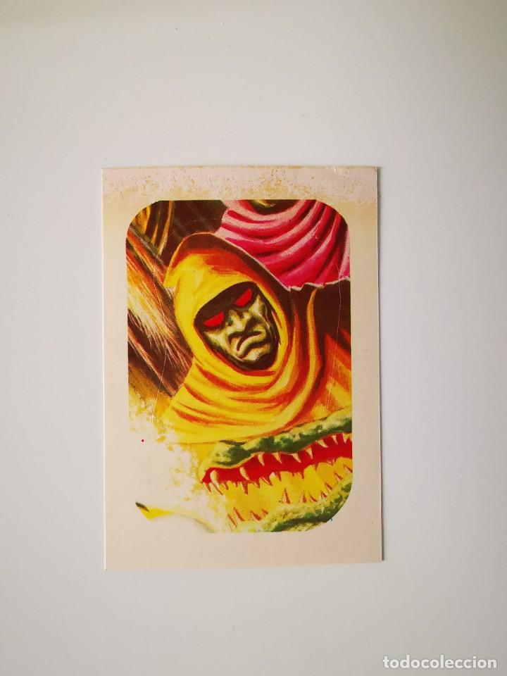 Colecionismo Cromos antigos: CROMO PEGATINA TROQUELADO SIN PEGAR ALBUM MONSTERS CINE TERROR MAGA MONSTRUOS 241 BRUJO SINIESTRO