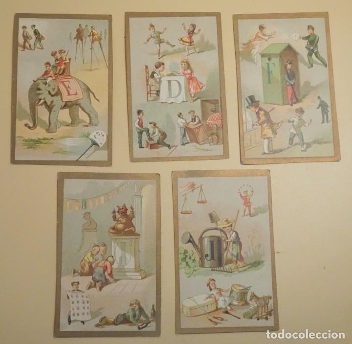 Sammeln alte Sammelbilder: LOTE DE 5 ANTIGUOS CROMOS, VER FOTOS