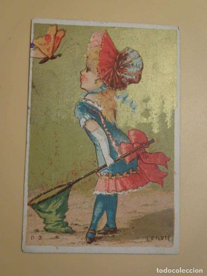Sammeln alte Sammelbilder: ANTIGUO CROMO, CON PUBLICIDAD , VER FOTOS