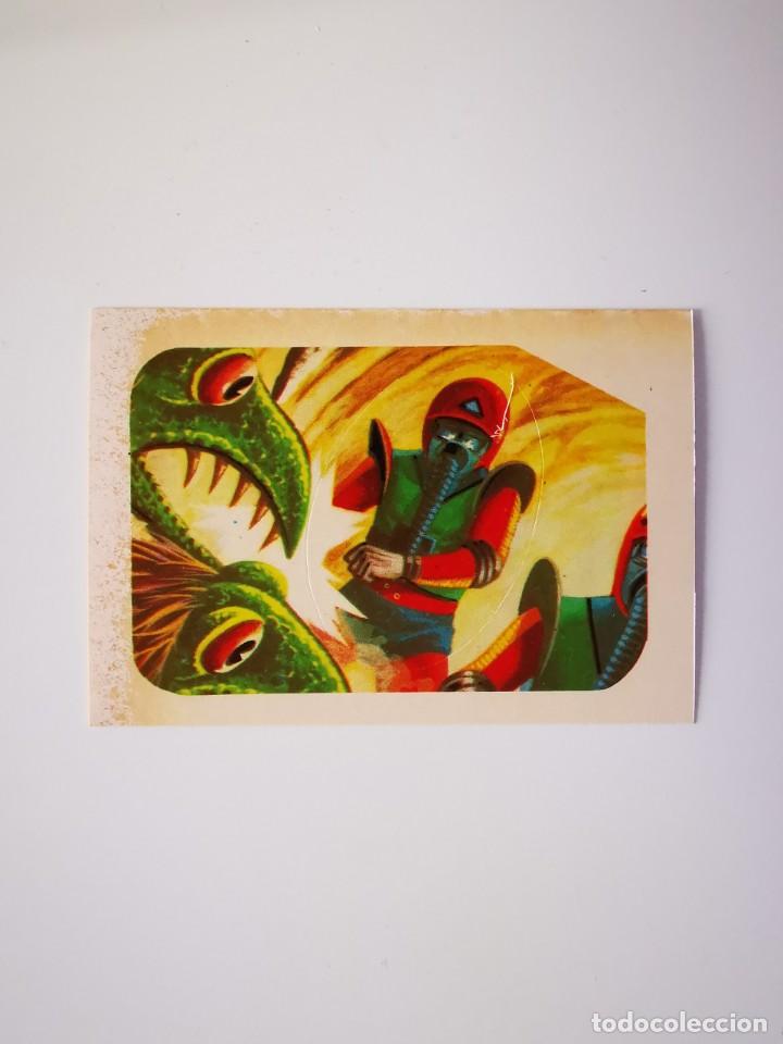 Collectable Antique Stickers: CROMO PEGATINA TROQUELADO SIN PEGAR ALBUM MONSTERS CINE TERROR MAGA MONSTRUOS 268 DEFENSOR EN ACCION