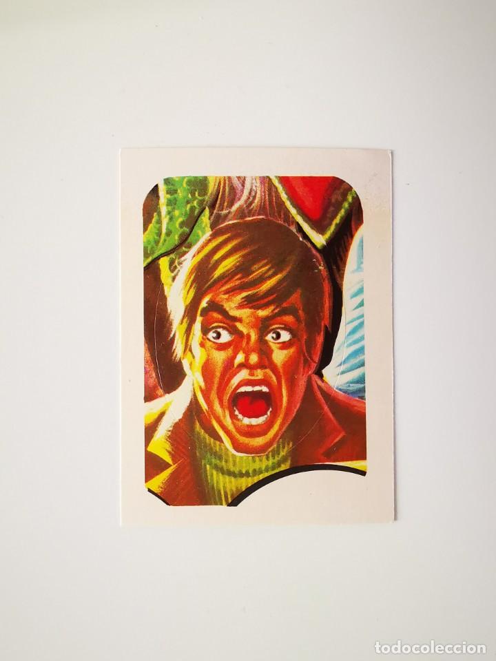 Collectable Antique Stickers: CROMO PEGATINA TROQUELADO SIN PEGAR ALBUM MONSTERS CINE TERROR MAGA MONSTRUOS 274 INVASION