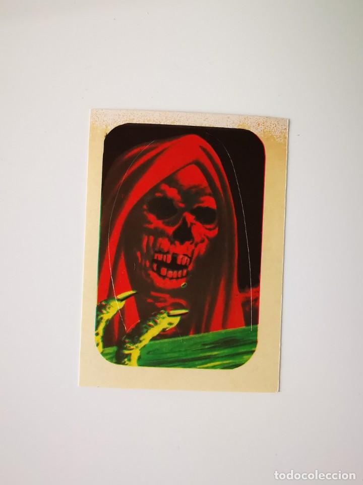 Collectable Antique Stickers: CROMO PEGATINA TROQUELADO SIN PEGAR ALBUM MONSTERS CINE TERROR MAGA MONSTRUO 297 ESPECTRO ULTRATUMBA