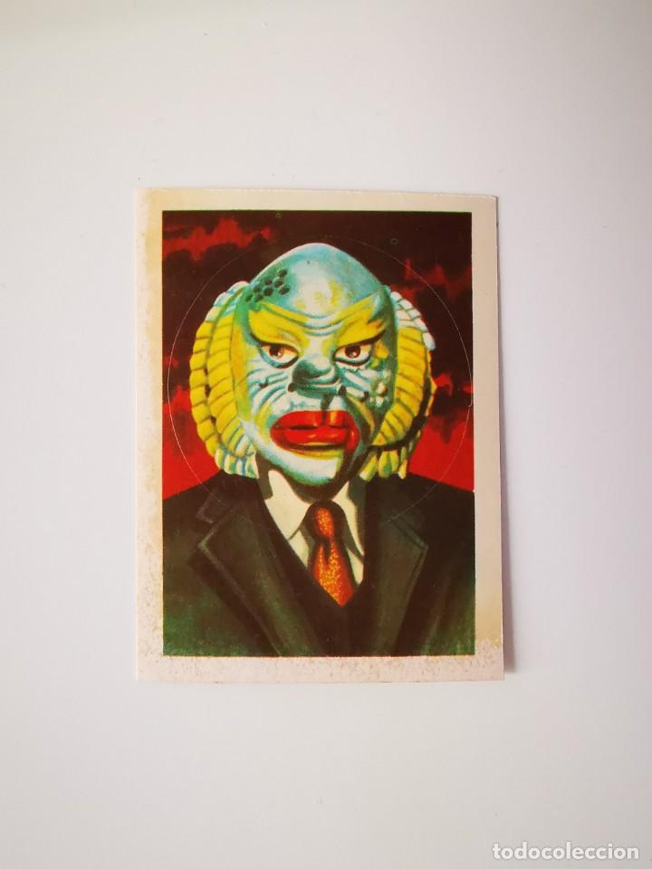 Collectable Antique Stickers: CROMO PEGATINA TROQUELADO SIN PEGAR ALBUM MONSTERS CINE TERROR MAGA MONSTRUOS 308 A TRAVES PASADO