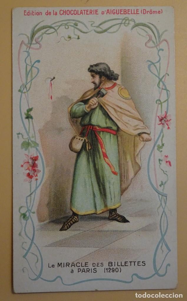 Colecionismo Cromos antigos: ANTIGUO CROMO, CON PUBLICIDAD, CHOCOLAT D&acute;AIGUEBELLE, VER FOTOS