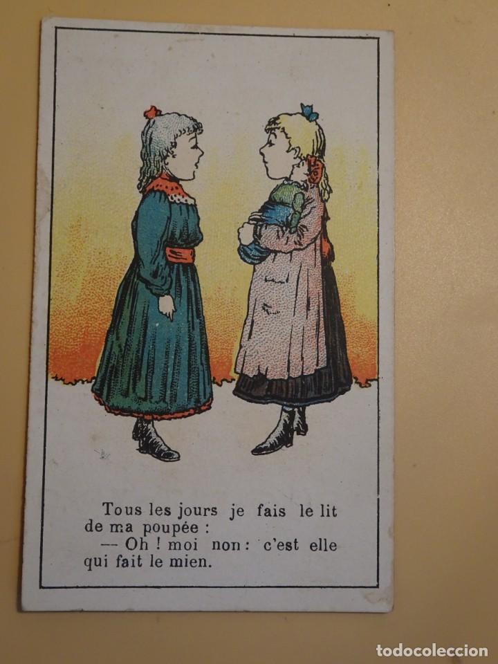 Colecionismo Cromos antigos: ANTIGUO CROMO, CON PUBLICIDAD, VER FOTOS