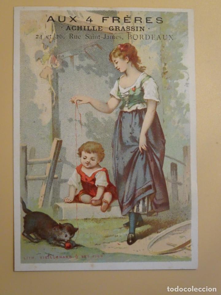 Collezionismo Figurine antiche: ANTIGUO CROMO, CON PUBLICIDAD, VER FOTOS